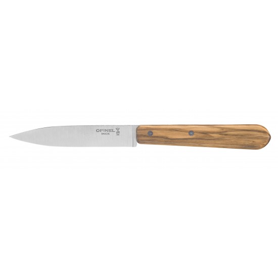 Набор ножей Opinel Set Les Essentiels Olive деревянная рукоять, нержавеющая сталь, коробка, 002163