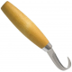 Нож Morakniv Hook Knife 164 Left Hand ложкорез, нержавеющая сталь, рукоять из березы, 13443