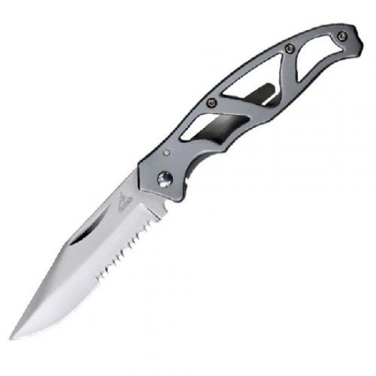 Нож Gerber Essentials Paraframe Mini, серрейторное лезвие, блистер, 22-48484