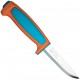 Нож Morakniv Basic 546, нержавеющая сталь, пласт. ручка (оранжевый), 13202