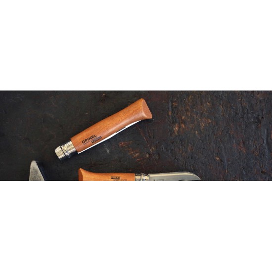 Нож складной Opinel №9, углеродистая сталь, рукоять из дерева бука
