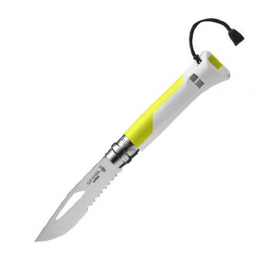 Нож складной Opinel №8 Fluo Yellow, желтый, 002320