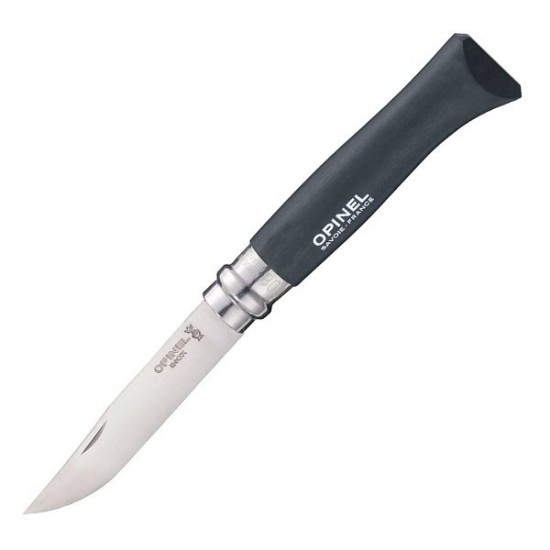 Нож складной Opinel №8 Trekking, нержавеющая сталь, серый, блистер