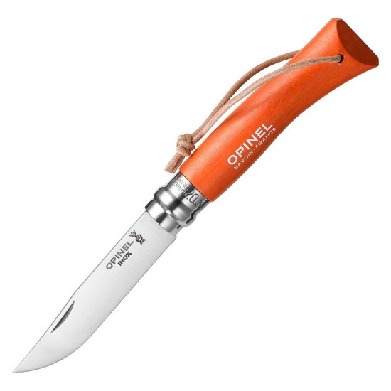 Набор-дисплей 60 шт: нож Opinel №7, нержавеющая сталь, голубой/оранжевый/зеленый/фиолетовый