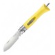 Нож складной Opinel №09 DIY, нержавеющая сталь, сменные биты, желтый, блистер (2138)