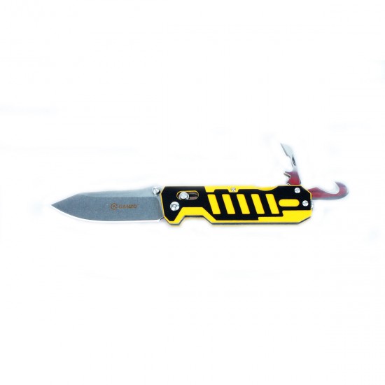 Нож складной Ganzo G735 черно-желтый