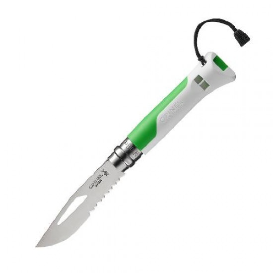Нож складной Opinel №8 Fluo Green, зеленый, 002319