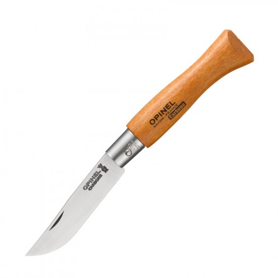 Нож складной Opinel №5, углеродистая сталь, рукоять из дерева бука Нож складной Opinel №5, углеродистая сталь, рукоять из дерева бука