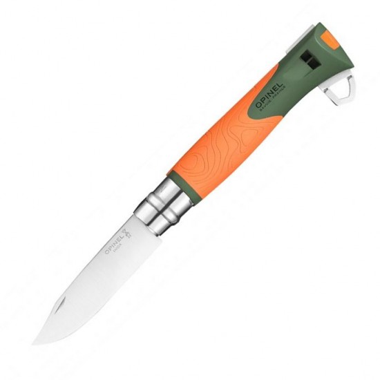 Нож складной Opinel №12 Explore, оранжевый, блистер