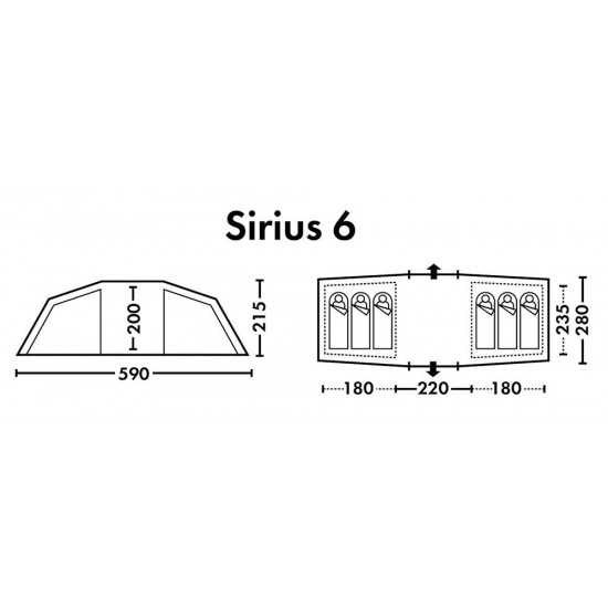 Палатка FHM Sirius 6