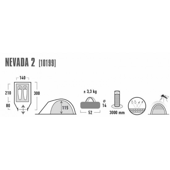 Палатка High Peak Nevada 2
