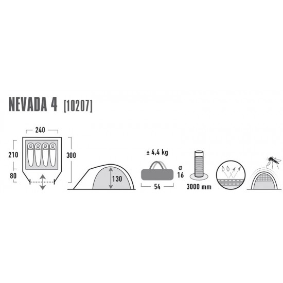 Палатка High Peak Nevada 4