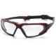 Очки Pyramex Highlander SBR5010DT (Красные, Anti-Fog) прозрачные линзы 96% светопропускаемость Очки Pyramex Highlander SBR5010DT (Красные, Anti-Fog) прозрачные линзы 96% светопропускаемость