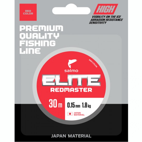 Леска монофильная зимняя Salmo Elite REDMASTER 030/010 Леска монофильная зимняя Salmo Elite REDMASTER 030/010