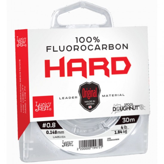 Леска монофильная Lucky John FLUOROCARBON Hard 030/014 Леска монофильная Lucky John FLUOROCARBON Hard 030/014