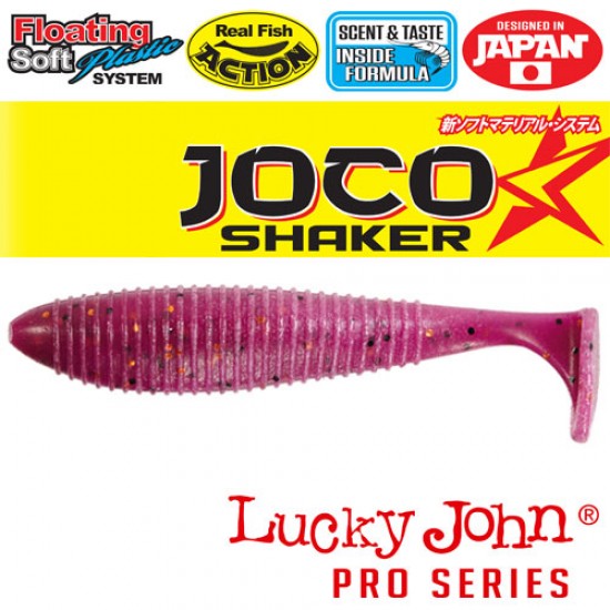 Виброхвосты съедобные Lucky John Pro Series JOCO SHAKER 4.5in (11.43)/F04 3шт.