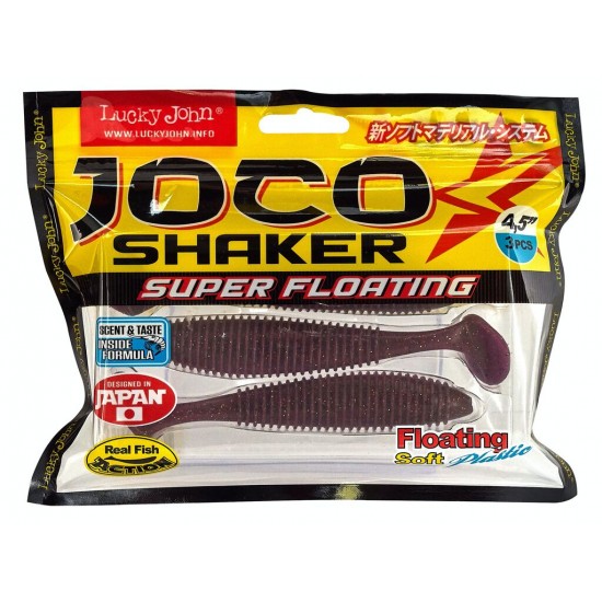 Виброхвосты съедобные Lucky John Pro Series JOCO SHAKER 4.5in (11.43)/F13 3шт.