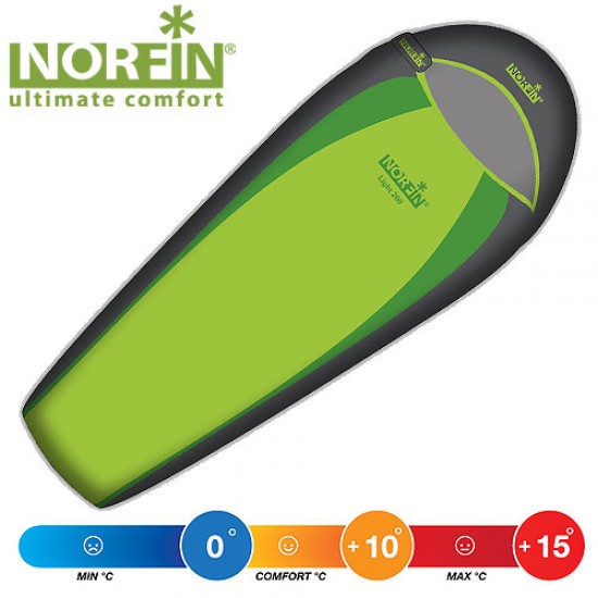 Спальный мешок-кокон Norfin LIGHT 200 NF R