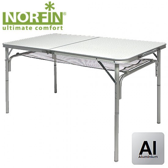 Стол складной Norfin GAULA-L NF алюминиевый 120x60